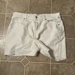 Old navy white jean shorts